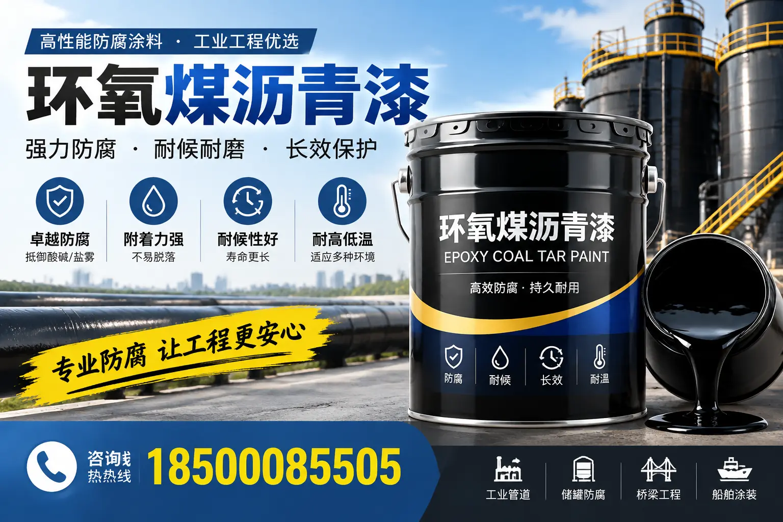 环氧煤沥青漆的施工方法与注意事项，确保在莆田顺利完成